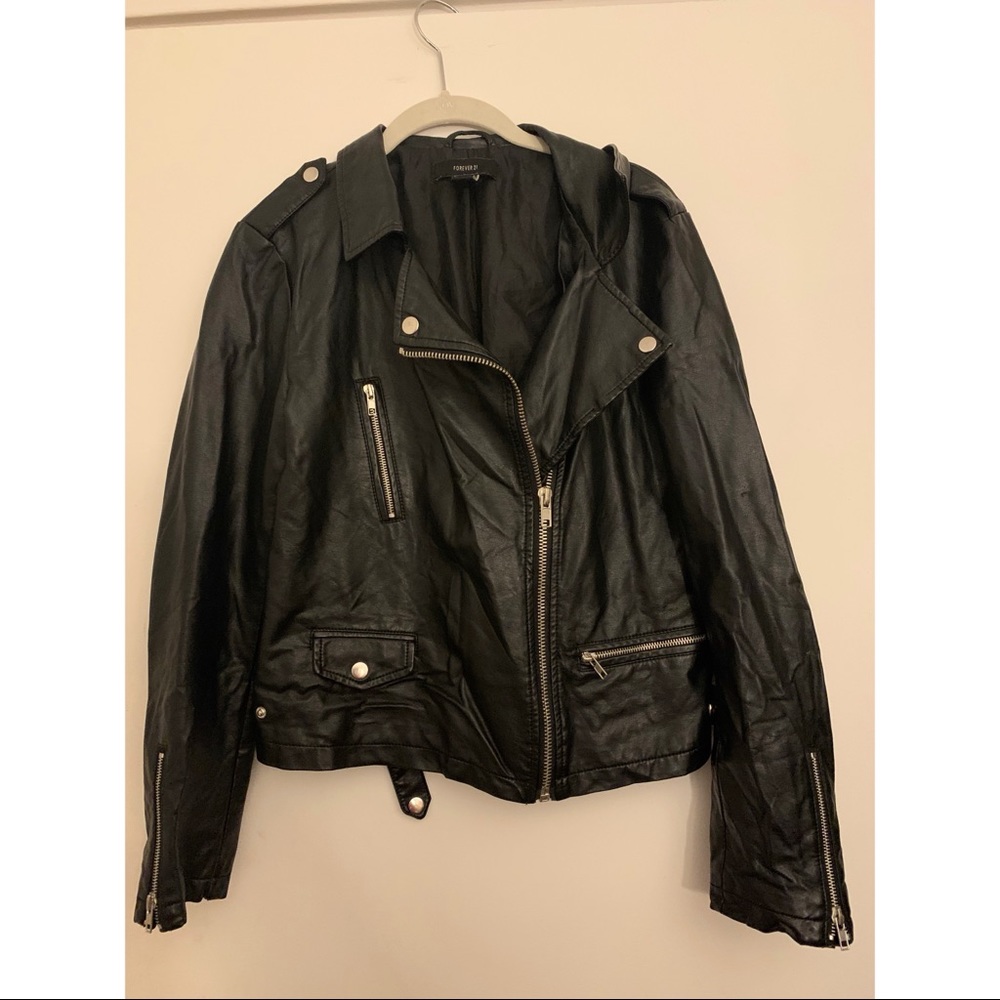 Forever 21 faux leather jacket